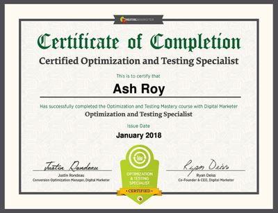 Certified Optimization and Testing Specialist