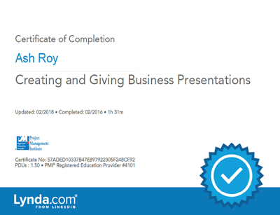 Creating and Giving Business Presentations